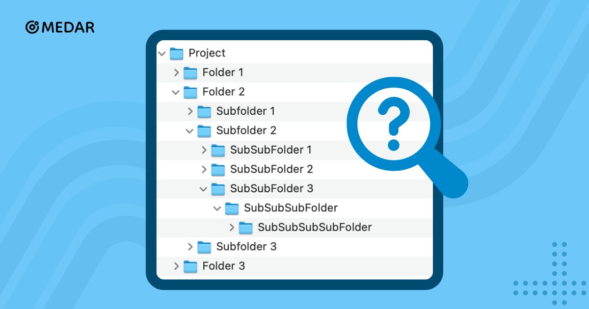 Lost files in nested folders, subfolders