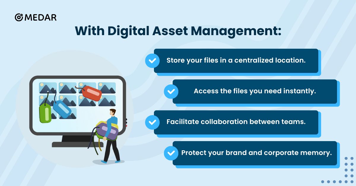 Benefits of digital asset management